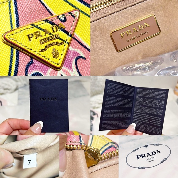 Authentic Prada RARE FAiRY Runway Edition
Saffiano Lux Stampata Gardeners Tote - Picture 11 of 12